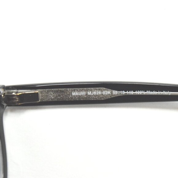 Maui Jim Mariana MJ 828-02K Black with Crystal Interior / Neutral Grey Polarized main image 4